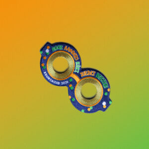 Het Officiële Groen-Oranje Jaarmotto-embleem 2026